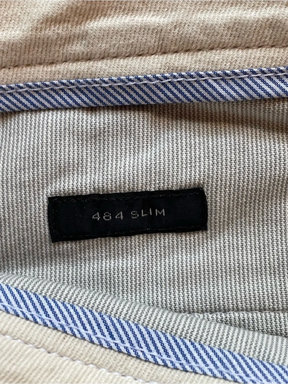 J.Crew 484 Slim-Fit Stretch Chino Pants in Khaki 33/32